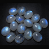 AA - 9x11 MM GORGEOUS RAINBOW MOONSTONE EACH PCS HAVE AMAZING FLASHY STRONG FIRE 15 PCS WEIGHT 63.00 CARRAT